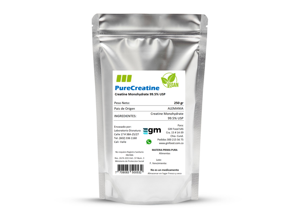 Creatina Monohidrato Pure Creatine USP 99.9% x 250 gr