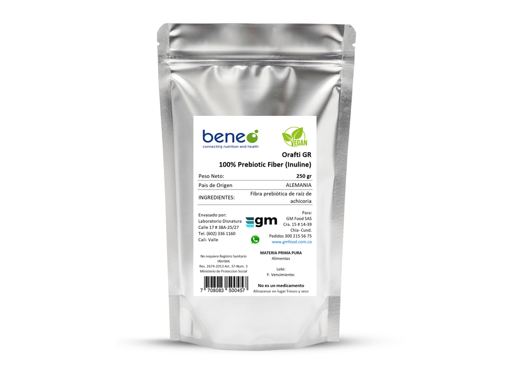 Fibra Prebiótica Inulina 250 gr - Orafti Gr - Beneo